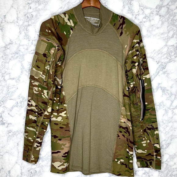 ⭐️ Massif Men’s Army OCP Flame Resistant Combat Shirt Size Medium - Picture 15 of 16